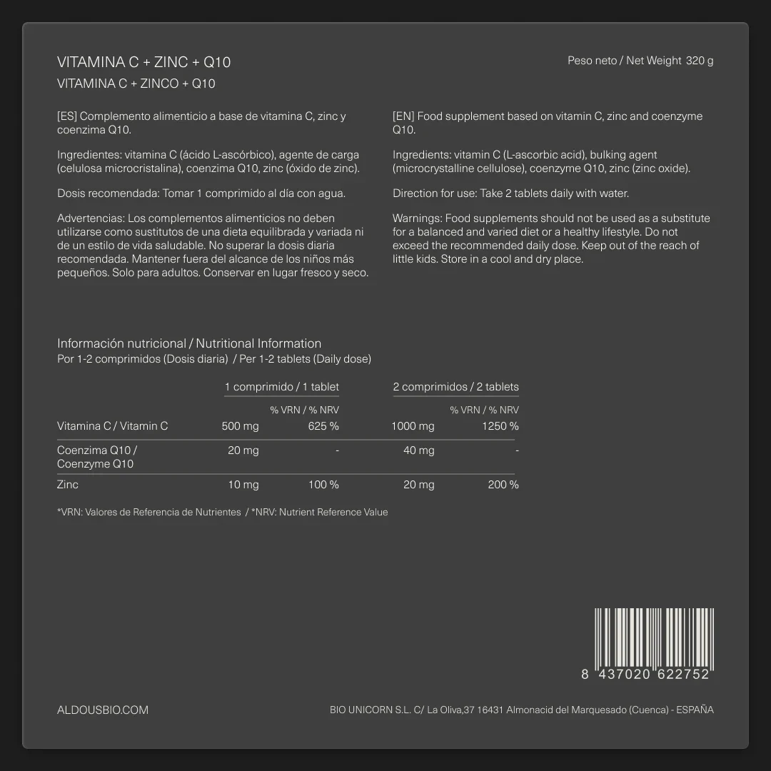 Vitamina C con Zinc y Coenzima Q10 - Image 7